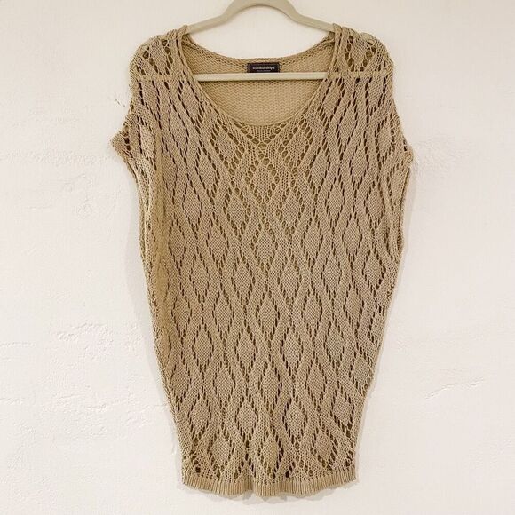 Wooden Ships Knit Pullover in Tan Medium - Picture 1 of 7